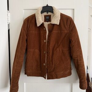 Ashland Cord Jacket | Brown Corduroy Jacket with Sherpa Collar